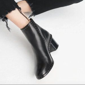 Rag & Bone Willow Micro Studded Boot - wore once briefly!